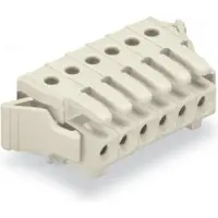 Wago 734-536/037-000 THT-Federleiste,abgewinkelt,Rastermaß 3,5 mm,lichtgrau 734536037000 - 50 Stück