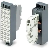 Wago 726-611 Potentialblock,Aufdruck 1-24,mit 1 Einspeiseklemme inkl. Abschlussplatte,weiß/dunkelgrau 726611