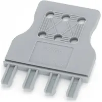 Wago 709-336 Zugentlastungsplatte,6-polig,für 10 mm breite Klemmen,grau 709336 - 25 Stück