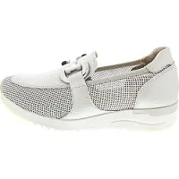 Caprice Damen Slipper Grau Leder-Textil-Mix Größe:39