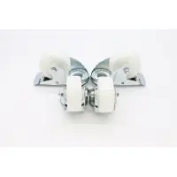 Maxima - Wheels set for Table Steamer - 2 with brackes - 4.3 Inch / 11 cm