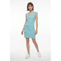 Ragwear Minikleid "PENELOPE UNI O" mit Kordelzug und Zierknopf