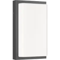 LCD Außenwandlampe Babett E27 ohne Sensor graphit