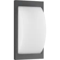 LCD LED-Außenwandleuchte 069LEDSEN, graphit, Sensor