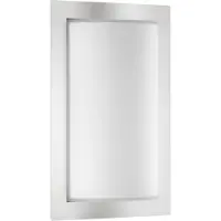 LCD LED-Außenwandleuchte Luis, Edelstahl, Bewegungsmelder