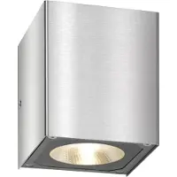 LCD LED-Außenwandleuchte 5026, Edelstahl, 11 cm, IP54, up/down