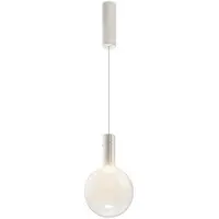 Maytoni Pendelleuchte Weiß LED - Moderne Hängeleuchte Metall & Glas