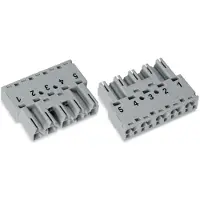 Wago 770-255 Stecker,5-polig,Kod. B,grau 770255 - 50 Stück