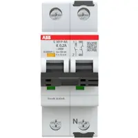 ABB S301P-K0.2NA Sicherungsautomat K-Char., 25 kA, 0, 2A, 1+NA 2CDS381103R0087