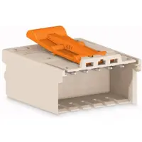 Wago 2091-1523/002-3000 1-Leiter-Stiftleiste,Push-in CAGE CLAMP,1,5 mm2,lichtgrau 209115230023000 - 200 Stück