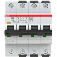 ABB S304P-C50 Sicherungsautomat C-Char., 25 kA, 50A, 4P 2CDS384001R0504