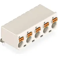 Wago 2092-3375/200-000 1-Leiter-THR-Federleiste, abgewinkelt, Drücker, Push-in CAGE CLAMP, lichtgrau 20923375200000 - 100 Stück
