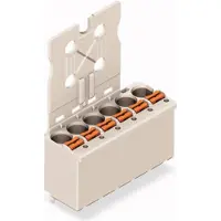 Wago 2092-1152/000-1000 1-Leiter-THT-Federleiste, gerade,Drücker,Push-in CAGE CLAMP,lichtgrau 209211520001000 - 100 Stück
