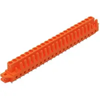 Wago 232-182/031-000 THT-Federleiste,gerade,Rastermaß 5,08 mm,orange 232182031000 - 10 Stück
