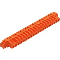 Wago 232-280/031-000 THT-Federleiste,abgewinkelt,Rastermaß 5,08 mm,orange 232280031000 - 10 Stück
