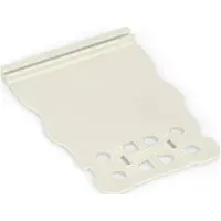 Wago 831-506 Zugentlastungsplatte,für Feder- und Stiftleisten,51 mm breit,lichtgrau 831506 - 24 Stück