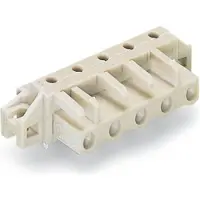Wago 722-835/031-000 THT-Federleiste,abgewinkelt,Rastermaß 7,5 mm,lichtgrau 722835031000 - 50 Stück