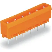 Wago 231-767/001-000 THT-Stiftleiste,Lötstift 1,2 x 1,2 mm,gerade,orange 231767001000 - 50 Stück