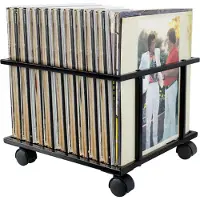 Vdd - Lp vinyl aufbewahrungsbox mobil - aufbewahrungswagen - lp vinyl schallplatten aufbewahren
