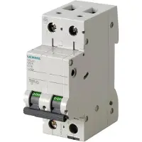 Siemens 5SL4263-7 Leitungsschutzschalter 400V 10kA, 2-polig, C, 63A 5SL42637