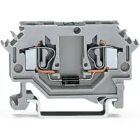 Wago 281-603/281-410 Bauelementklemme,2 Leiter,mit Diode 1N4007,grau 281603281410 - 100 Stück