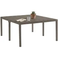 Dmora Gartentisch Campana, Picknickbasis, Mehrfachposition Garten-Esstisch, Mehrzweck-Außenbank, Italy, 292x86 h74 cm, Taube