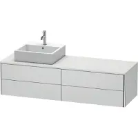 Duravit Waschtischunterschrank XSquare 160x54,8x40cm, 4 La, wd, B li, we s-matt