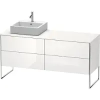Duravit Waschtischunterschrank XSquare 160x54,8x77,8cm, 4 AZ, st, B li, we hgl