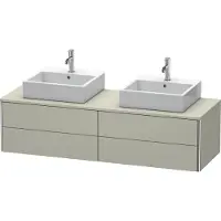 Duravit Waschtischunterschrank XSquare 160x54,8x40cm, 4 La, B bs, wd, T s-matt