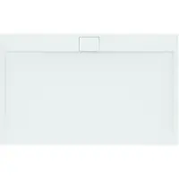 Ideal standard Ultra Flat S i.life Rechteck-Brausewanne, 1600x1000x30mm, T5232FR, Farbe: Carraraweiß