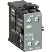 ABB CA6-11E Hilfskontaktblock 1S/1Ö, für 4-polige B(C)6, B(C)7 Kleinschütze Schraubanschluss, seitlich anbaubar GJL1201317R0002