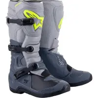 Alpinestars Tech 3 Stiefel Dunkelgrau Hellgrau Schwarz Größe US 10