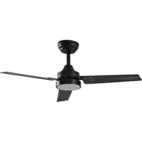 LINDBY LED-Deckenventilator Aerallo, schwarz, CCT, leise