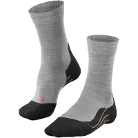 Falke TK5 Wander Damen Wandersocken, 41-42, Grau, Schurwolle