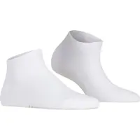 Falke Family Damen Sneakersocken, 39-42, Weiß, Uni, Baumwolle