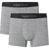 Super.natural - Tundra 175 Boxer 2 Pack - Unterhose Gr M grau
