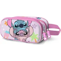 KARACTERMANIA Lilo & Stitch Doble 3d Coupl 10x22x8 Cm Mäppchen Rosa Mann Rosa One Size