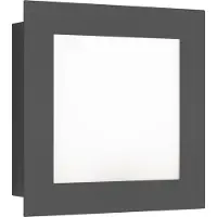 LCD LED-Wandleuchte graphit 3000K 12W IP44 3007LED