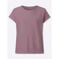 Sieh an! Pullunder SIEH AN "Pullunder Pullunder in Linksstrick", Damen, Gr. 46, rosa (mauve), Wirkware, , Modisch, Rundhals, Pullover Pullunder