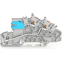 Wago 2203-7540 Installationsetagenklemme,mit Betätigungsöffnung und Drücker,2,5 mm2,grau 22037540 - 50 Stück