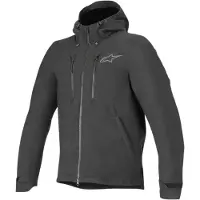 Alpinestars Domino Tech Motorrad-Hoodie M Herren Softshell schwarz, M
