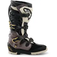 Alpinestars Tech 7 Enduro Drystar Stiefel Black Dark Gray Gold