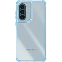 OEM Avizar, Verstärkte Hülle Galaxy A56 Dual-Material strukturiert rutschfest, Hellblau