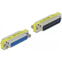 DeLOCK D-Sub HD 44 Pin Stecker zu Buchse - Portschoner, D-Sub 44pin, D-Sub 44pin, Silber