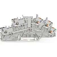 Wago 2203-6560 Installationsetagenklemme,mit Betätigungsöffnung und Drücker,2,5 mm2,grau 22036560 - 50 Stück
