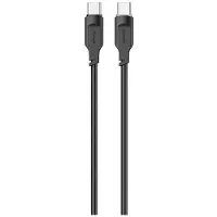 Usams Kabel Usb-C Auf Usb-C 100W 1,2M Port Display Schnellladung Lithe Serie Schwarz/Schwarz Sj567Usb01(Us-Sj567)