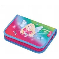 Herlitz Rainbow Fairy, Weiches Federmäppchen, Polyester, Mehrfarbig, Abbildung, Reißverschluss, 203 mm