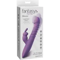 Fantasy For Her Stoßvibrator “her thrusting silicone rabbit”, mit Heizfunktion 1 St Vibrator