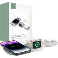 Tech-Protect QI15W-A32 3-in-1 Magnetisches kabelloses Ladegerät MAGSAFE Grau