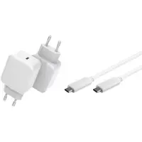 CoreParts MBXUSB-AC0013, Drinnen, AC, 12 V, 1 m, Weiß